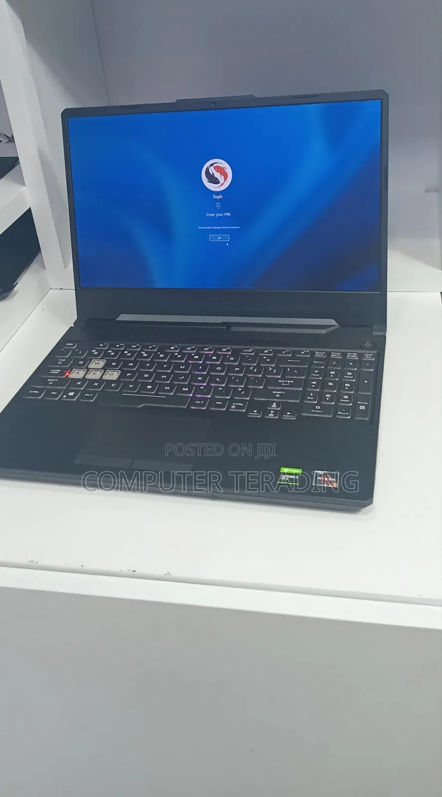 New Laptop Asus TUF Gaming A15 16GB AMD Ryzen 7 SSD 512GB