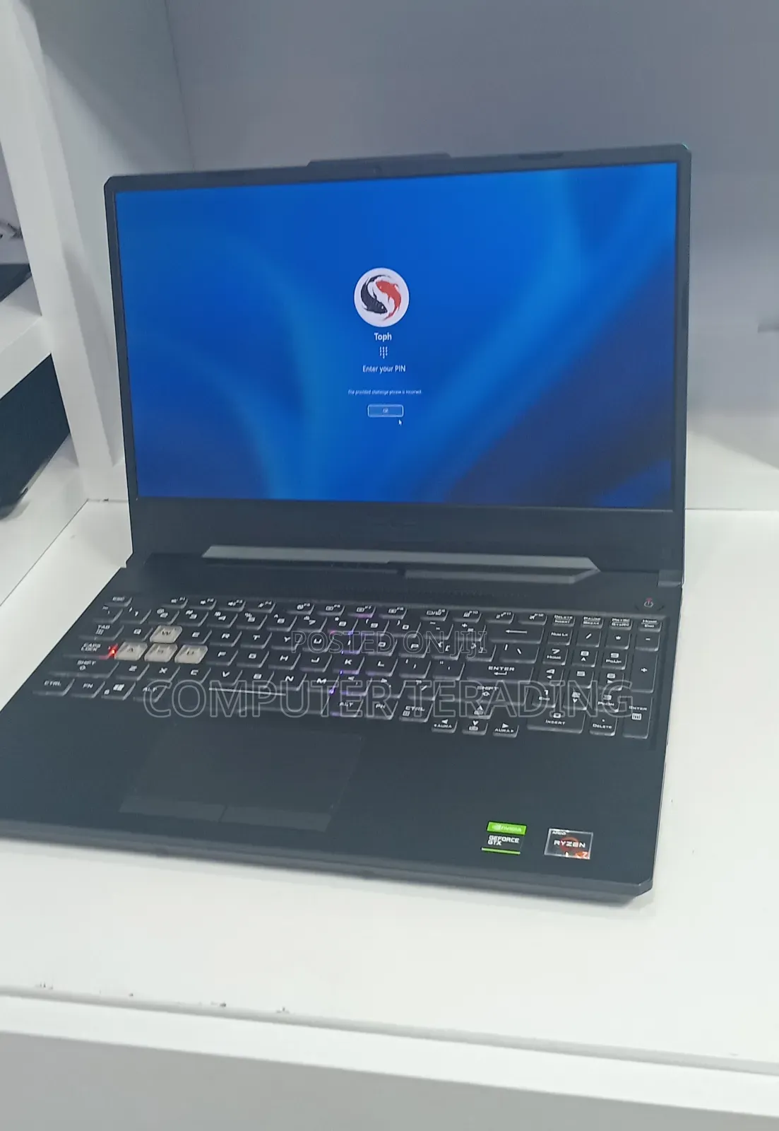 New Laptop Asus TUF Gaming A15 16GB AMD Ryzen 7 SSD 512GB