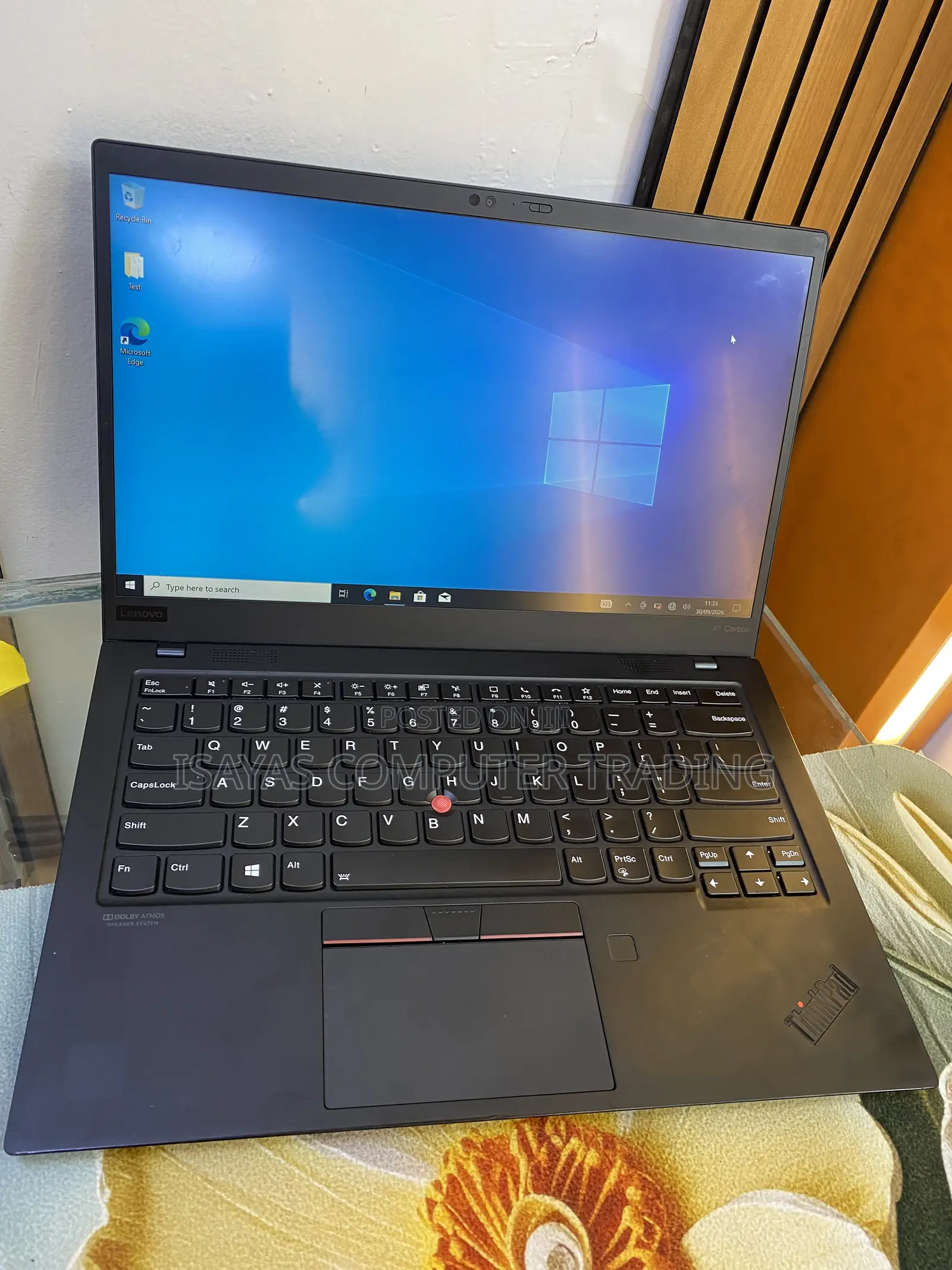 New Laptop Lenovo ThinkPad X1 Carbon 16GB Intel Core i7 SSD 512GB