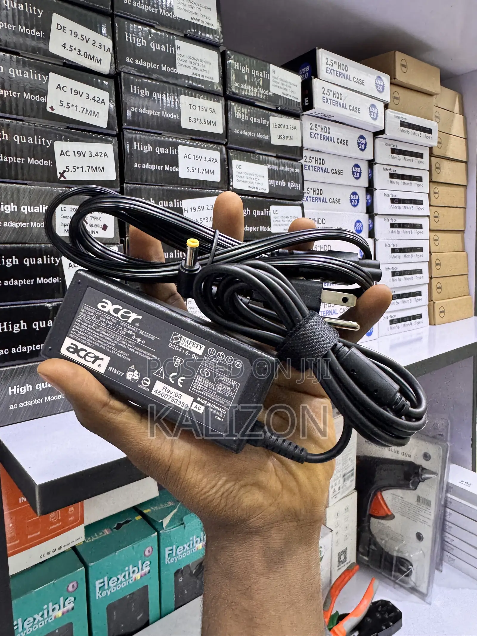 ኤሰር ላፕቶፕ ቻርጀር Acer Laptop Charger Original Quality Power Adapter