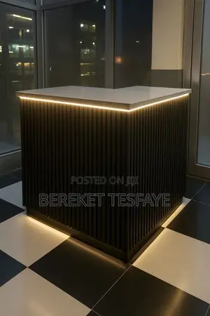 COFFEE COUNTER – 120X40 L-SHAPEDStylish L-Shaped Coffee Counter