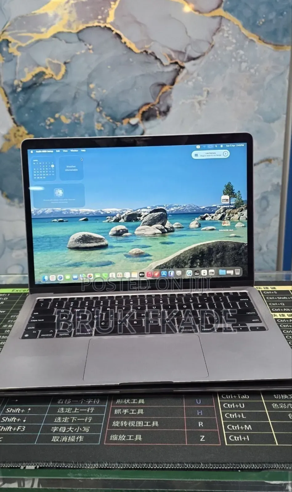 New Laptop Apple MacBook Air 2020 M1 8GB Apple M1 SSD 256GB