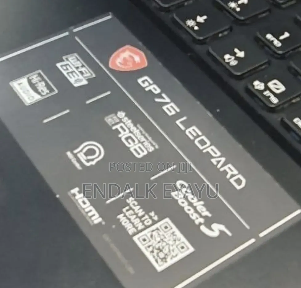 New Laptop MSI GP75 Leopard 16GB Intel Core i7 SSD 512GB