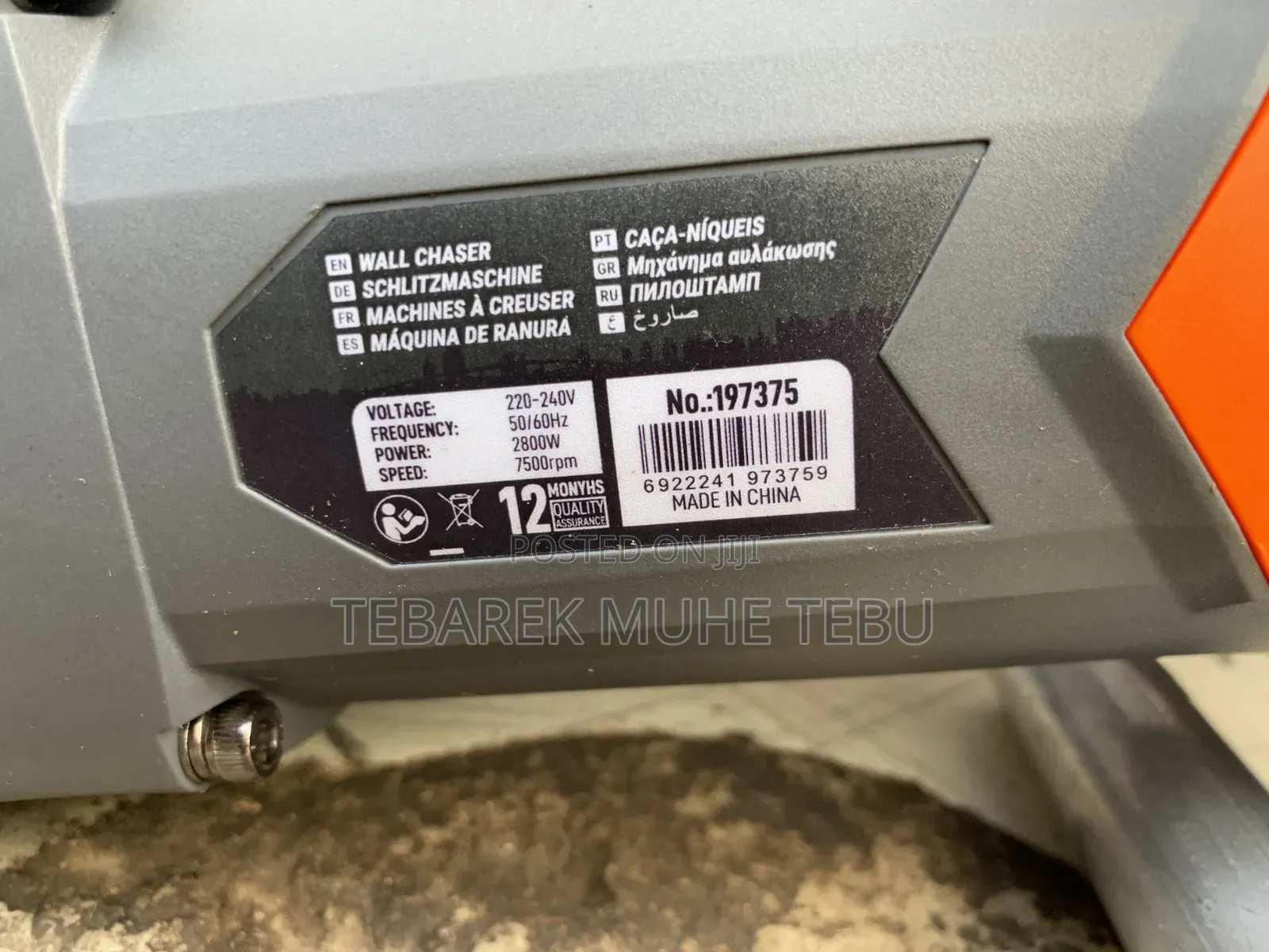 Finder 197375 Wall Chaser Pro – 2800W