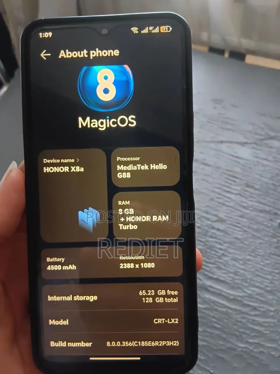Honor X8a 128 GB Silver