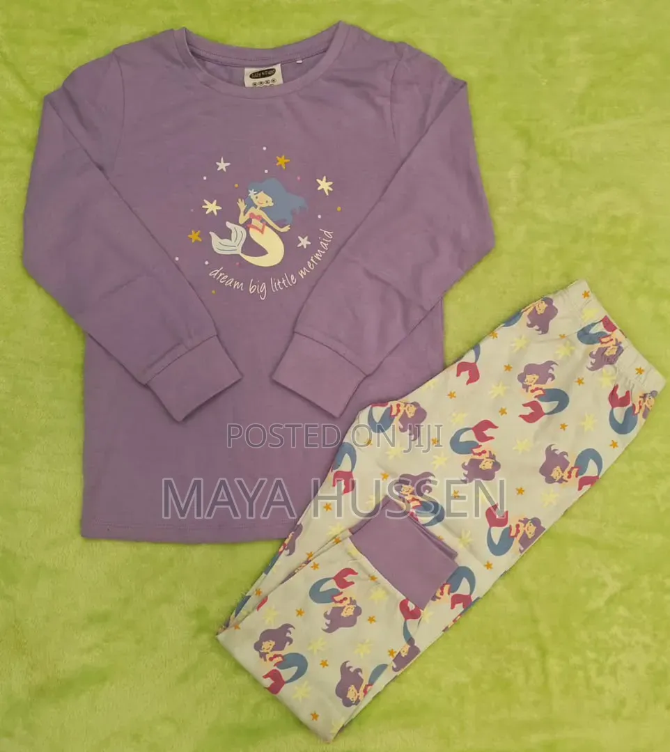 Dream Big Little Mermaid" Kids Pyjama Set (2-Piece)