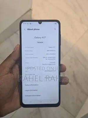 New Samsung Galaxy A07 4G 128 GB Black