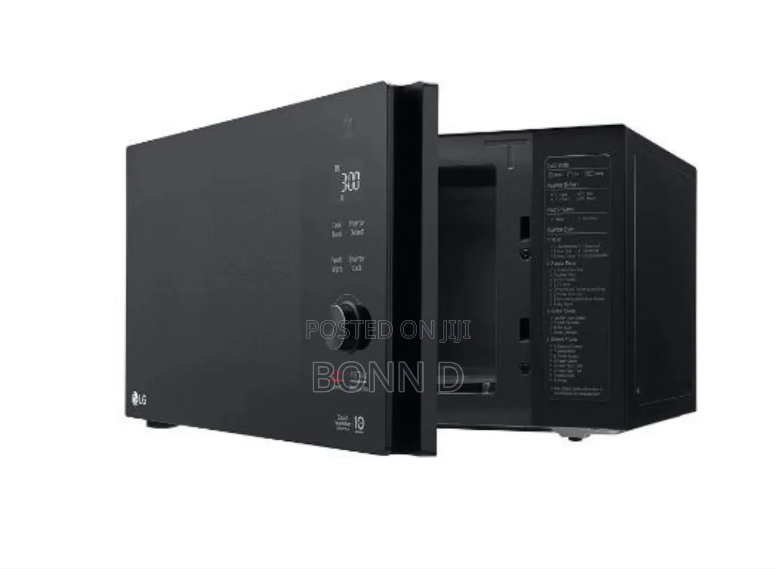 LG Black Microwave Oven With Grill