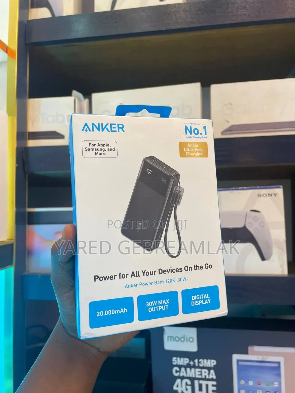 Anker Power Bank 20,000mAh – 30W Power Up Your Devices Where You Go