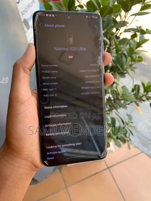 Samsung Galaxy S20 Ultra 128 GB Black