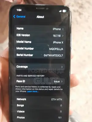 Apple iPhone X 256 GB Black