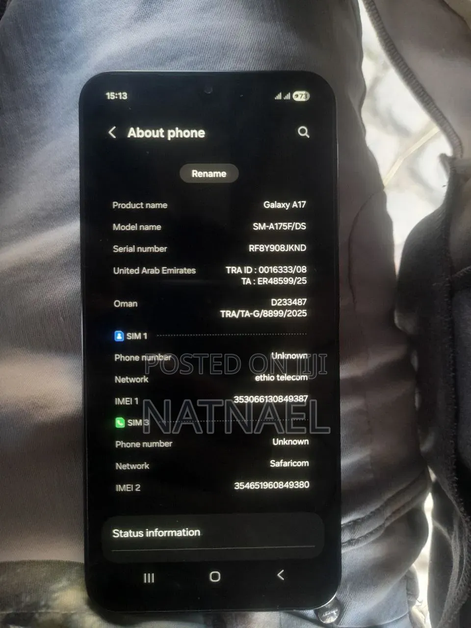 New Samsung Galaxy A17 128 GB Black
