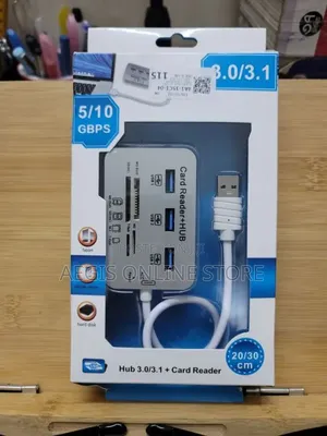 7-in-1 USB 3.0/3.1 Hub and Card Reader Combo