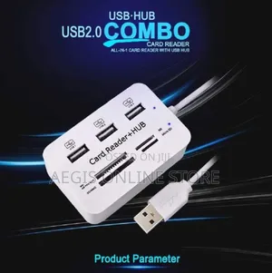 7-in-1 USB 3.0/3.1 Hub and Card Reader Combo