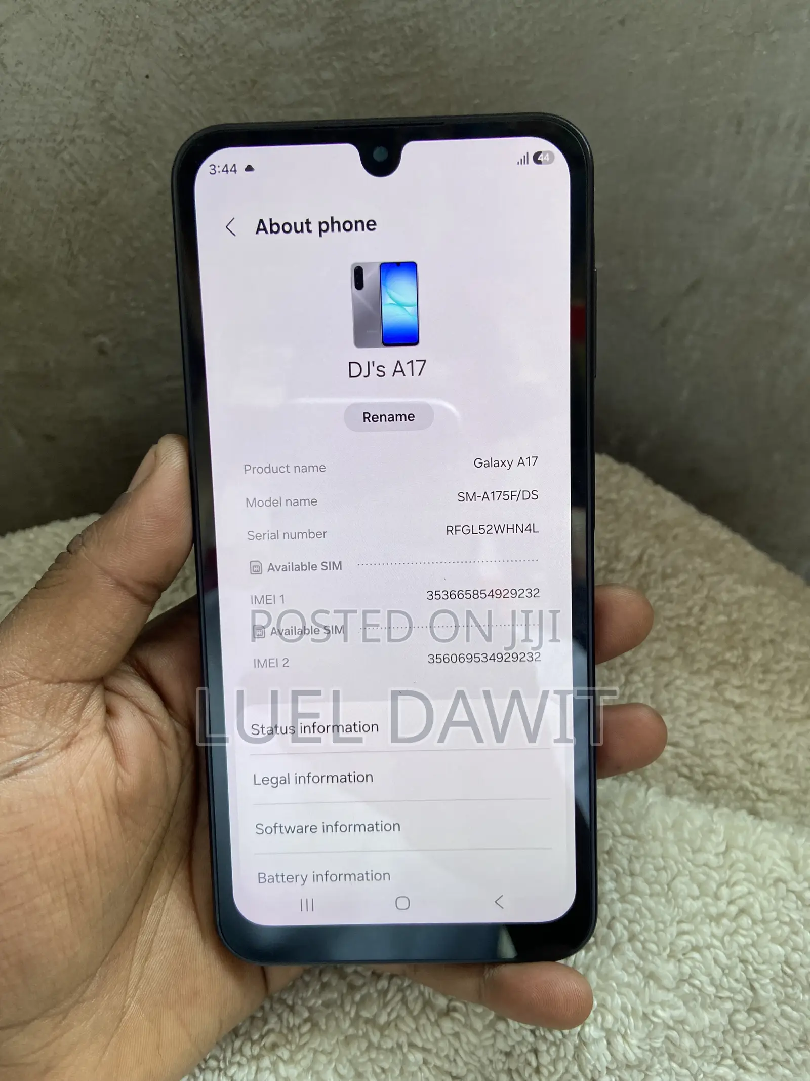 Samsung Galaxy A17 128 GB Black
