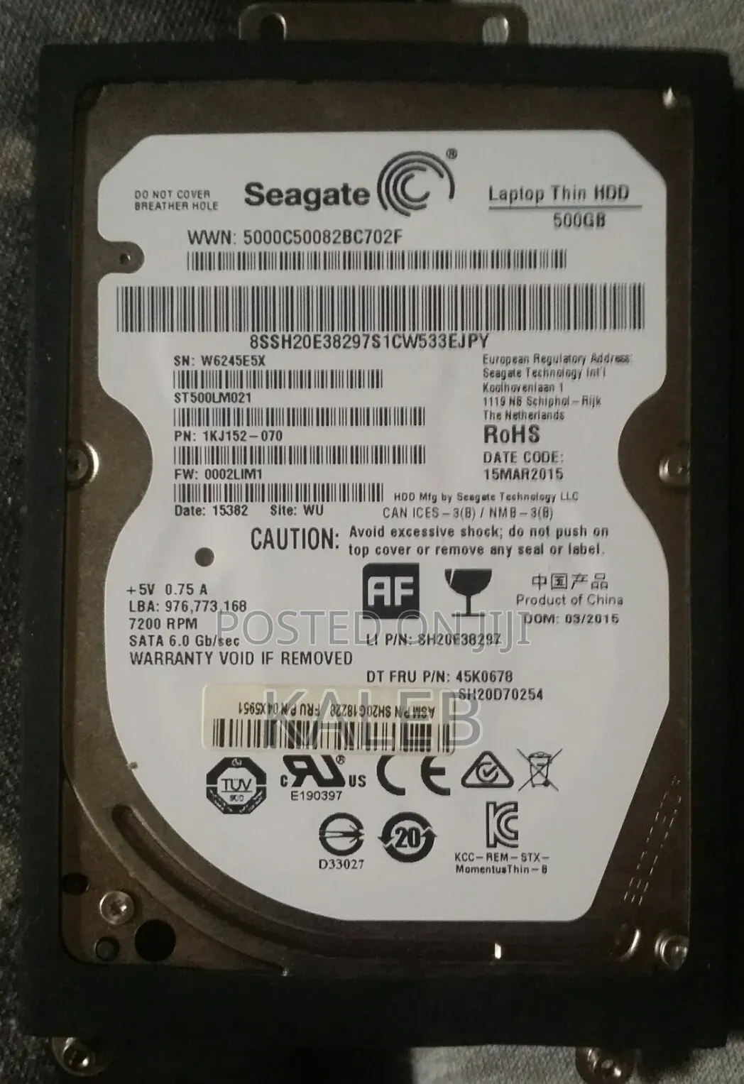 Laptop HDD
