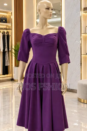 An Elegant Purple Dress on Sell