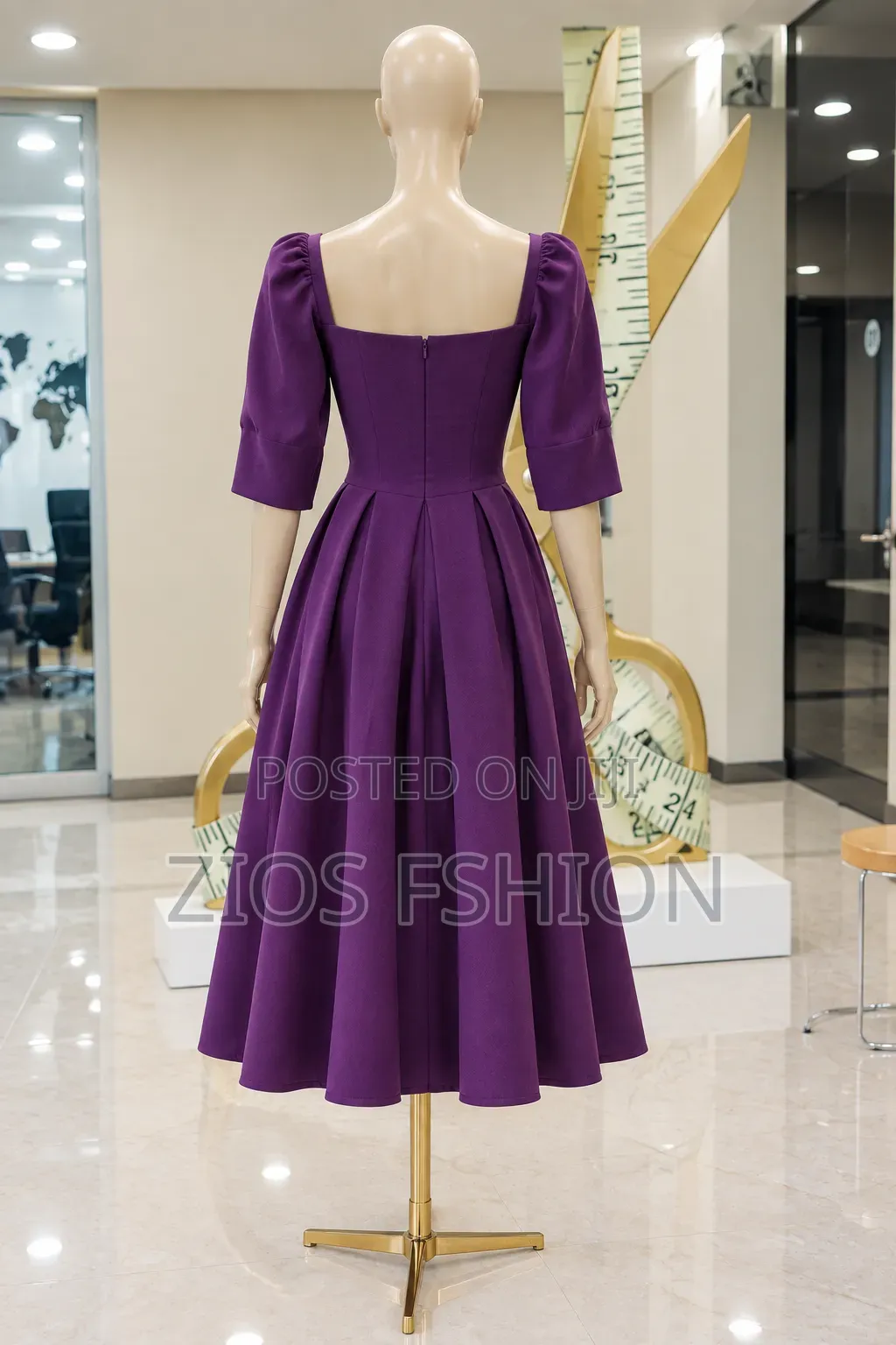 An Elegant Purple Dress on Sell