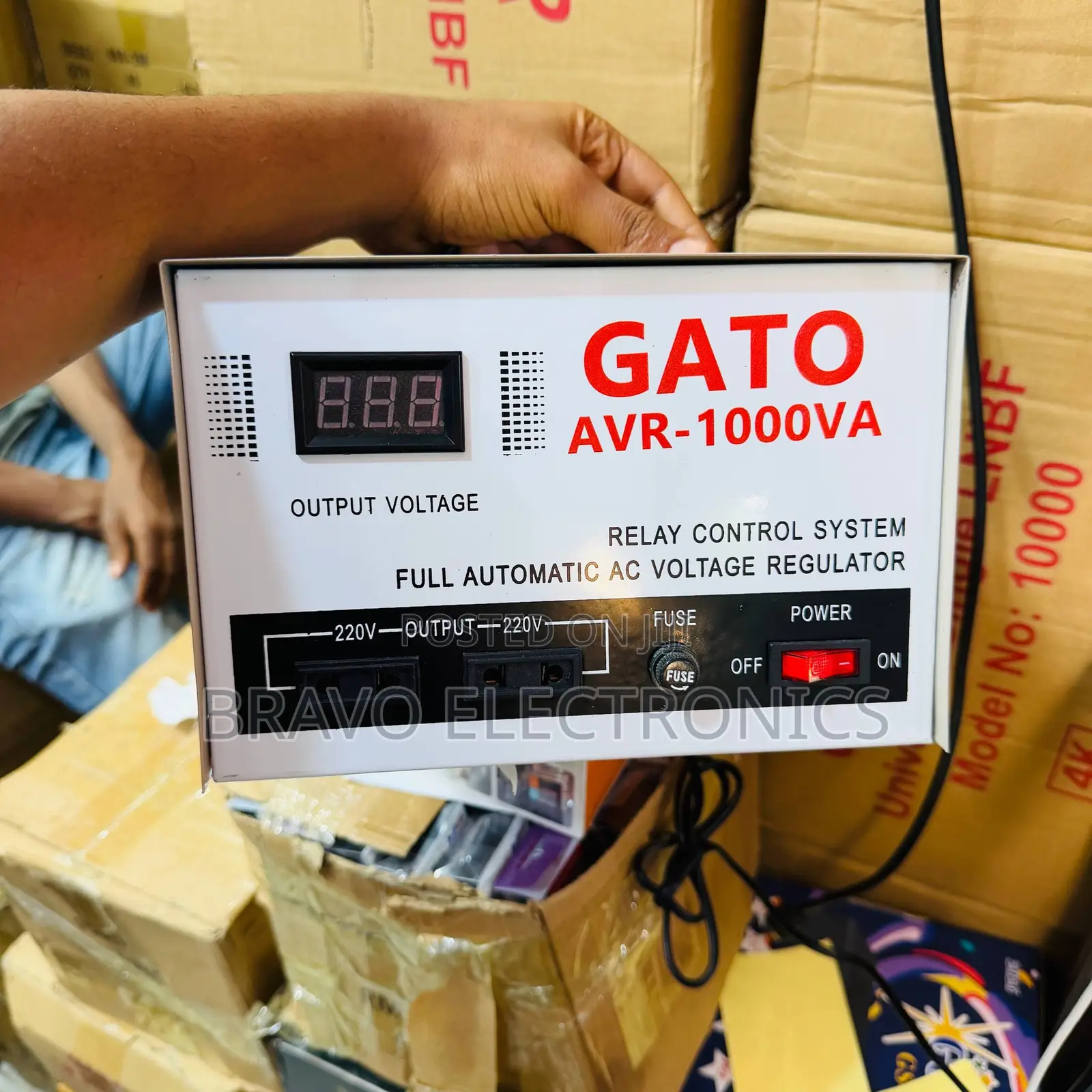Gato 1000w Digital Stabilizer | Automatic Voltage Regulator