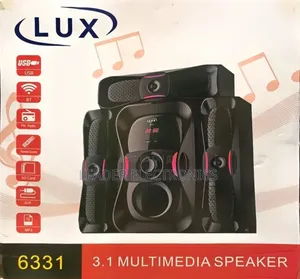Lux 3.1CH Multimedia Speaker System – Powerful Sound Deep Bass