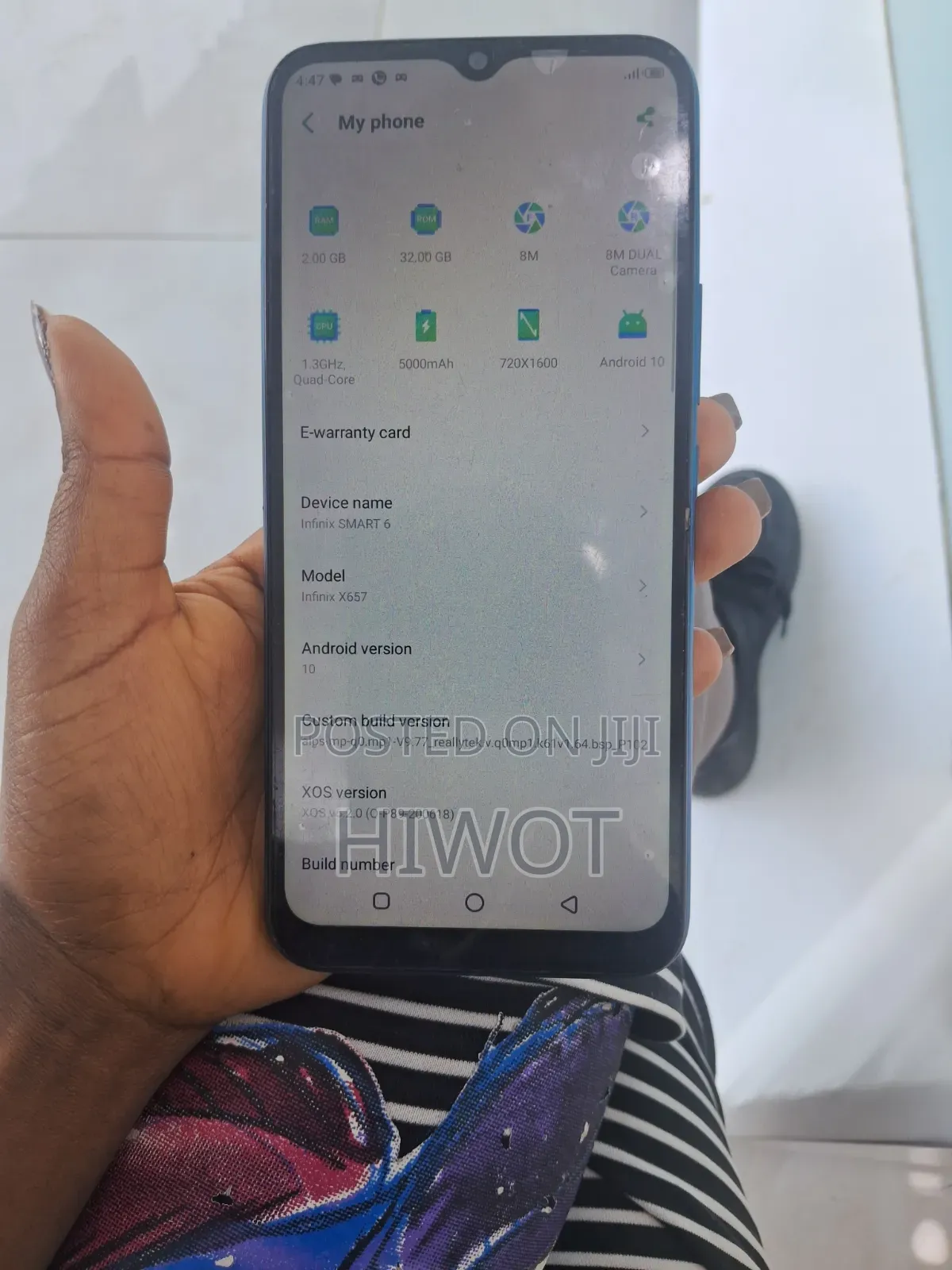 Infinix Smart 6 32 GB Blue