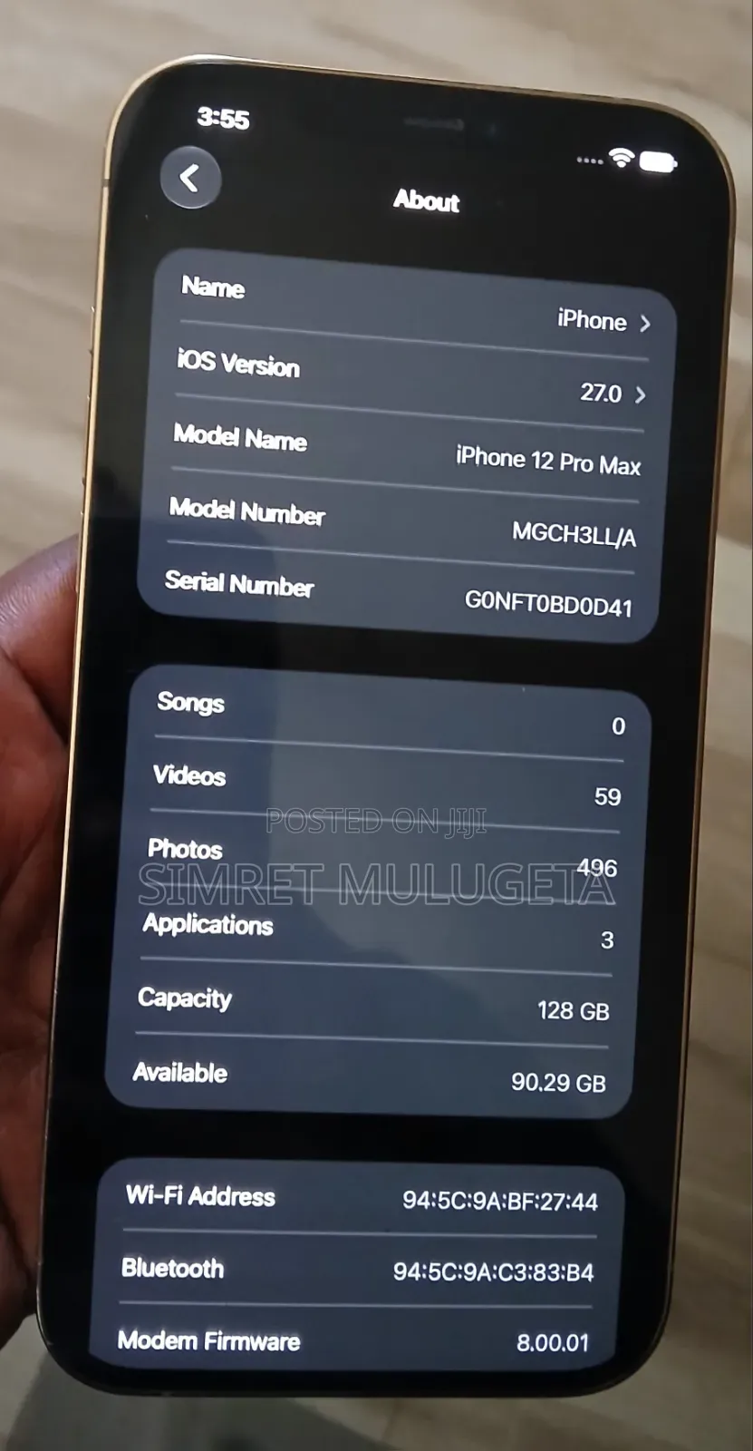 Apple iPhone 12 Pro Max 128 GB Gold