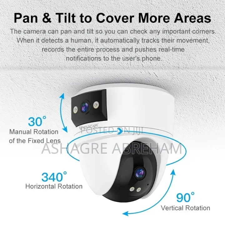 Dome Camera Dual Lens
