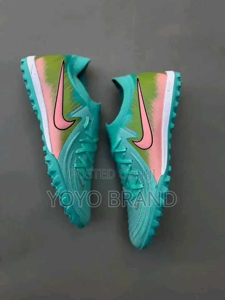 Nike Phantom GX 2 Elite TF Turf Soccer Light Green/Pink