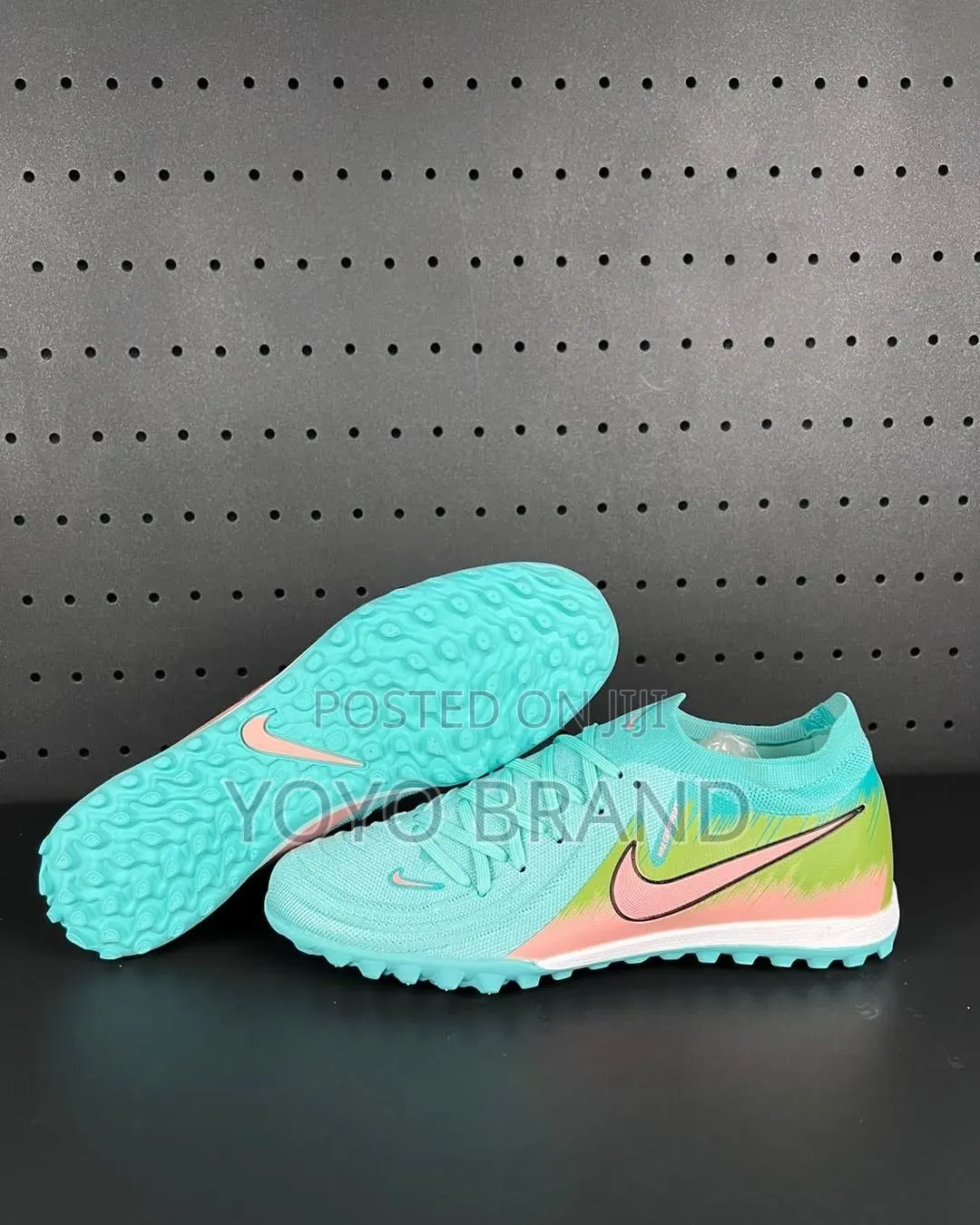 Nike Phantom GX 2 Elite TF Turf Soccer Light Green/Pink