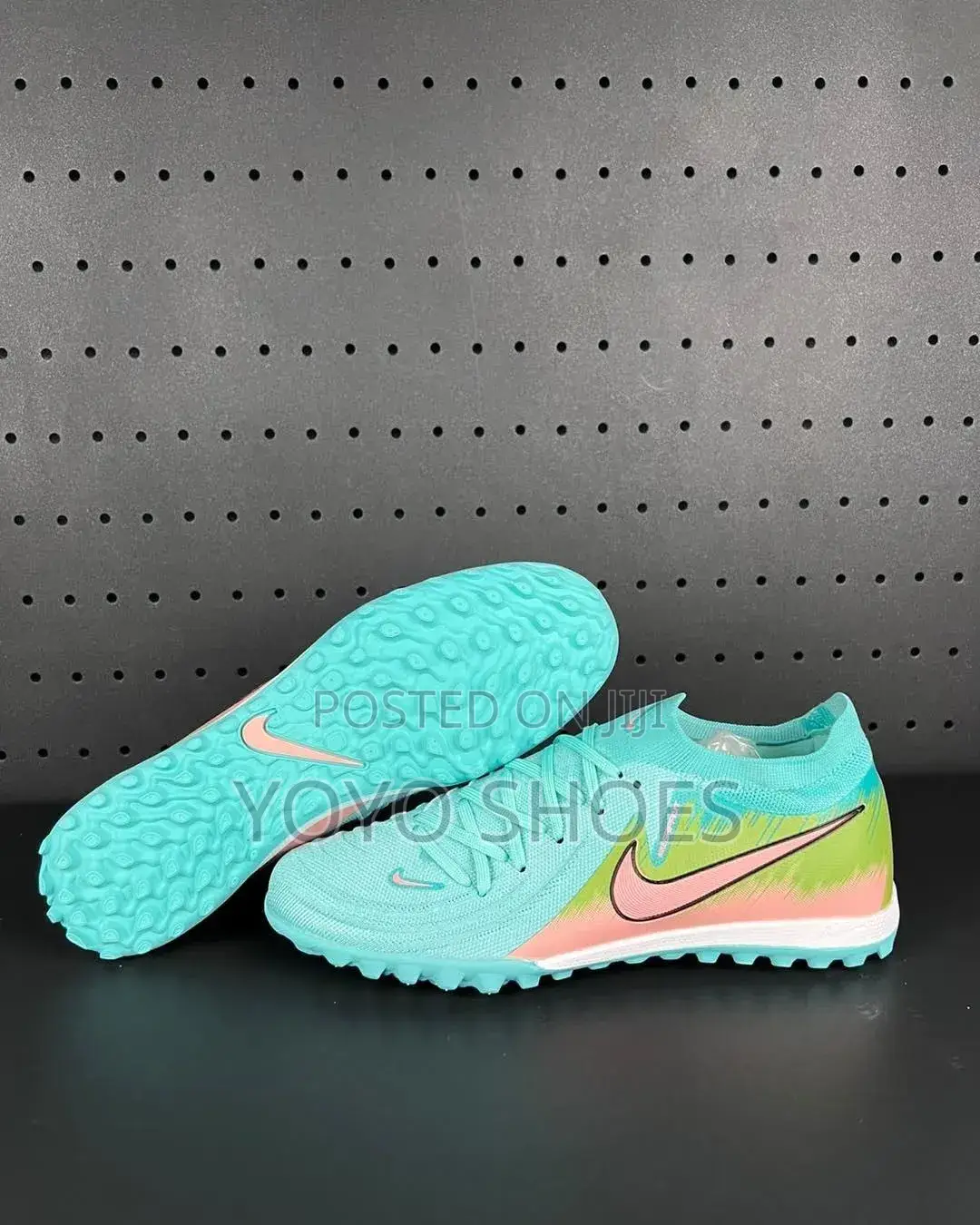 Nike Phantom GX 2 Elite TF Turf Soccer Light Green/Pink