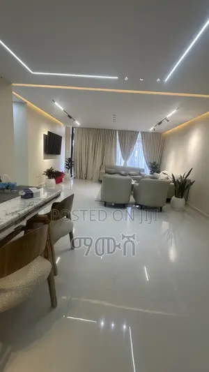 Furnished 5bdrm Apartment in አያት, Bole for rent