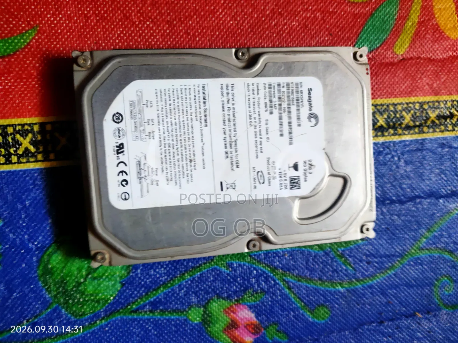 Hard Drive 160gb