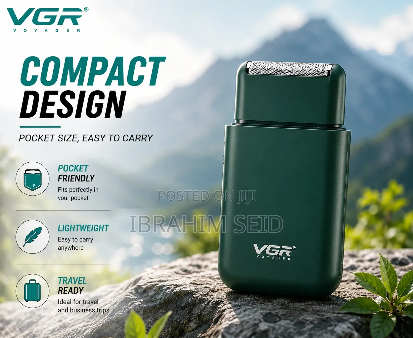 VGR Professional Hair Shaver Pop-Up Trimmer