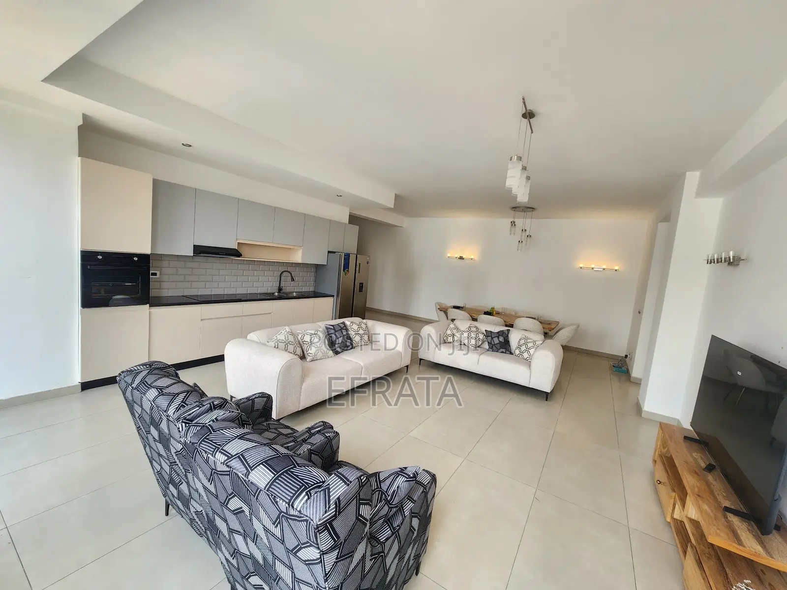 Furnished 3bdrm Apartment in Bole for rent