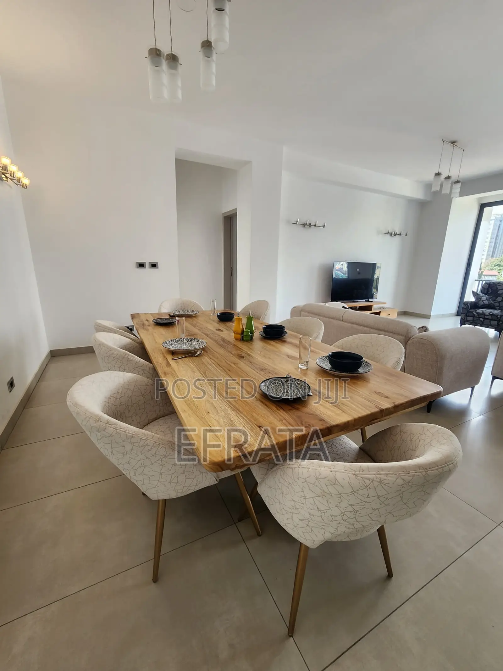 Furnished 3bdrm Apartment in Bole for rent