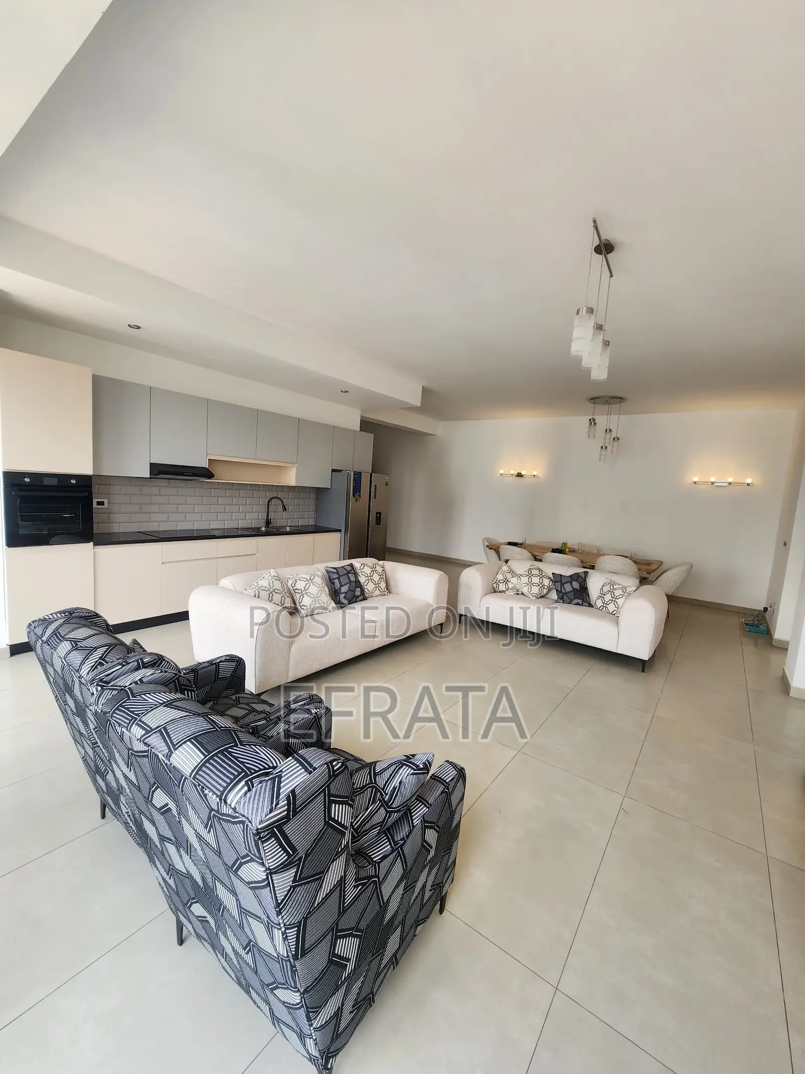 Furnished 3bdrm Apartment in Bole for rent