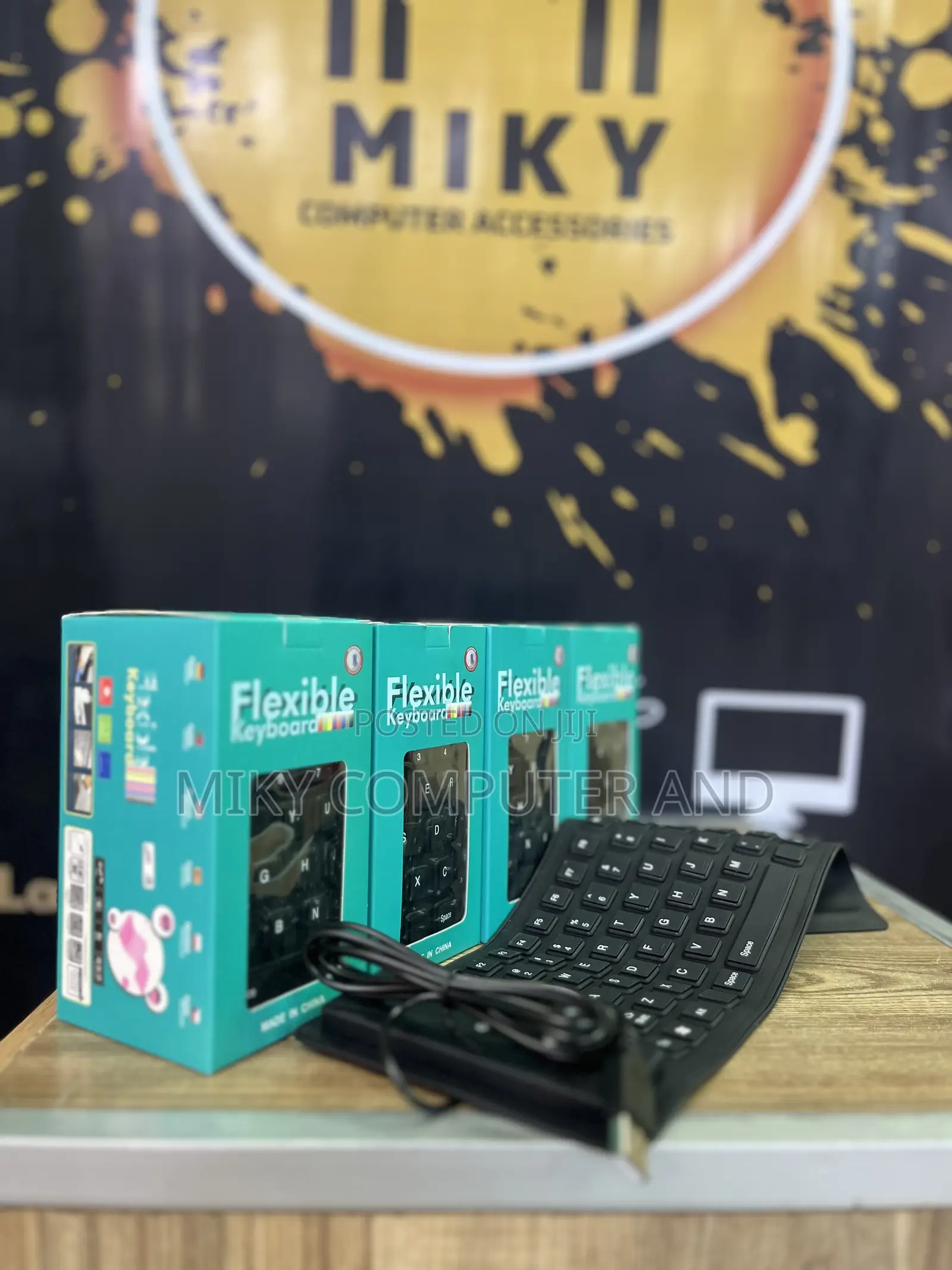 Flexible PC Keyboard | ተጣጣፊ ኮምፒውተር ኪቦርድ