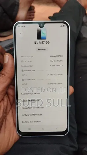 New Samsung Galaxy M17 5G 128 GB Gray