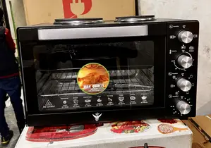 FLIPS Mini Oven 60L – Multi-Function Oven With Double Hot Plates