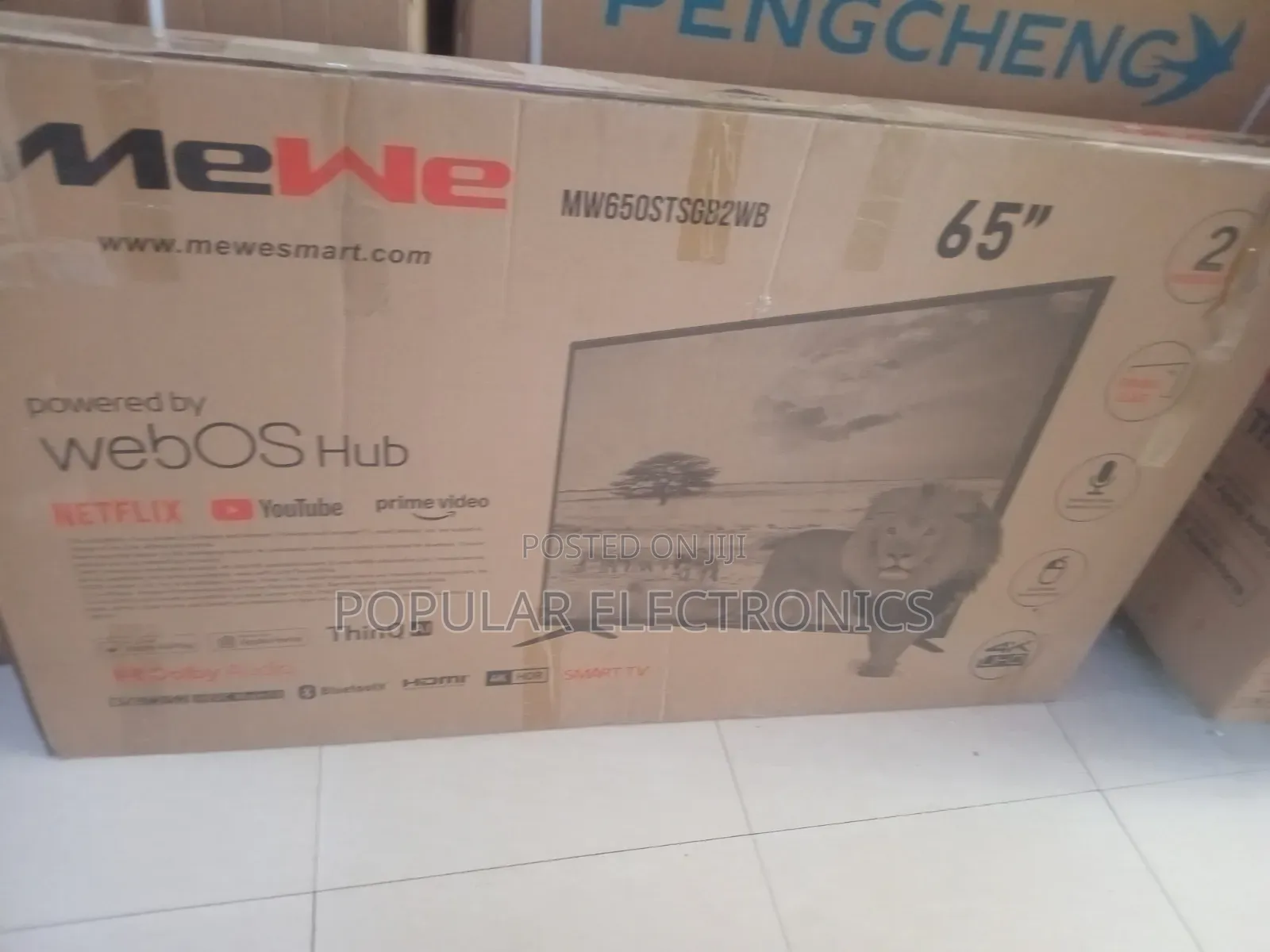 Mewe TV 65inchi 4k Smart Android TV