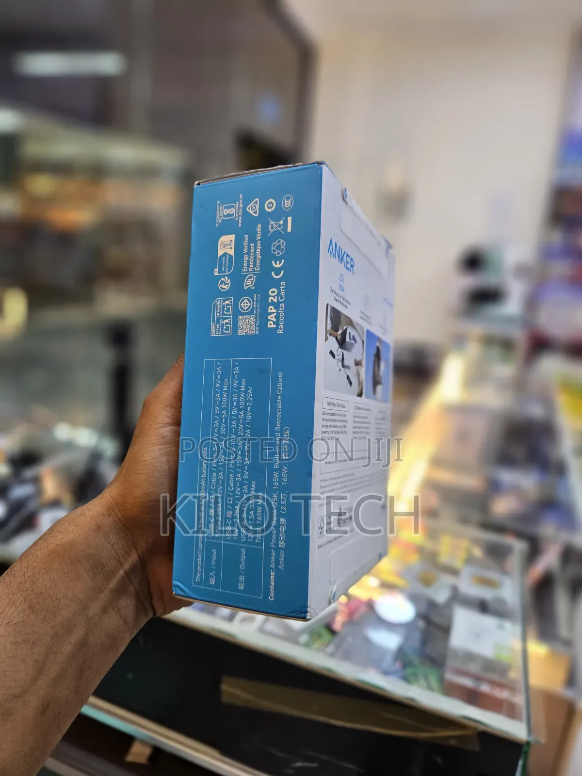 Original Anker 25,000mAh Power Bank 165W – Fast Charging