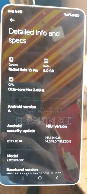 Xiaomi Redmi Note 13 Pro 5G 128 GB White
