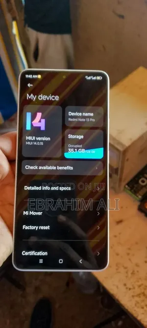 Xiaomi Redmi Note 13 Pro 5G 128 GB White
