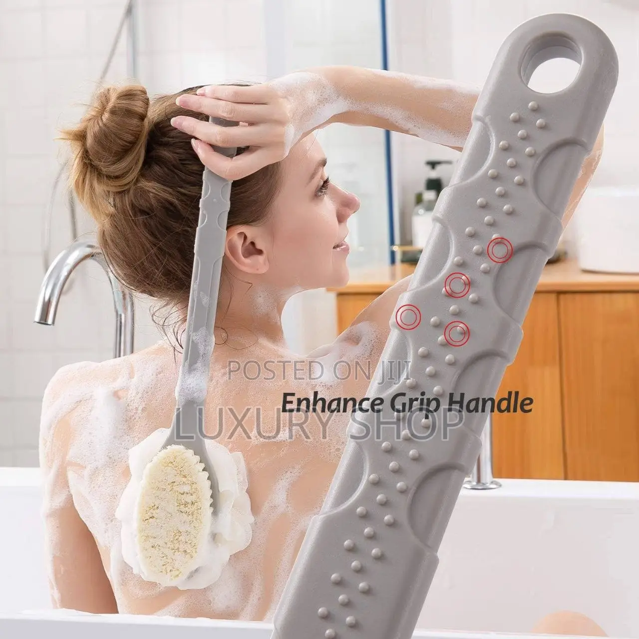 ገላዎትን ሲታጠቡ የጀርባ ማሻ