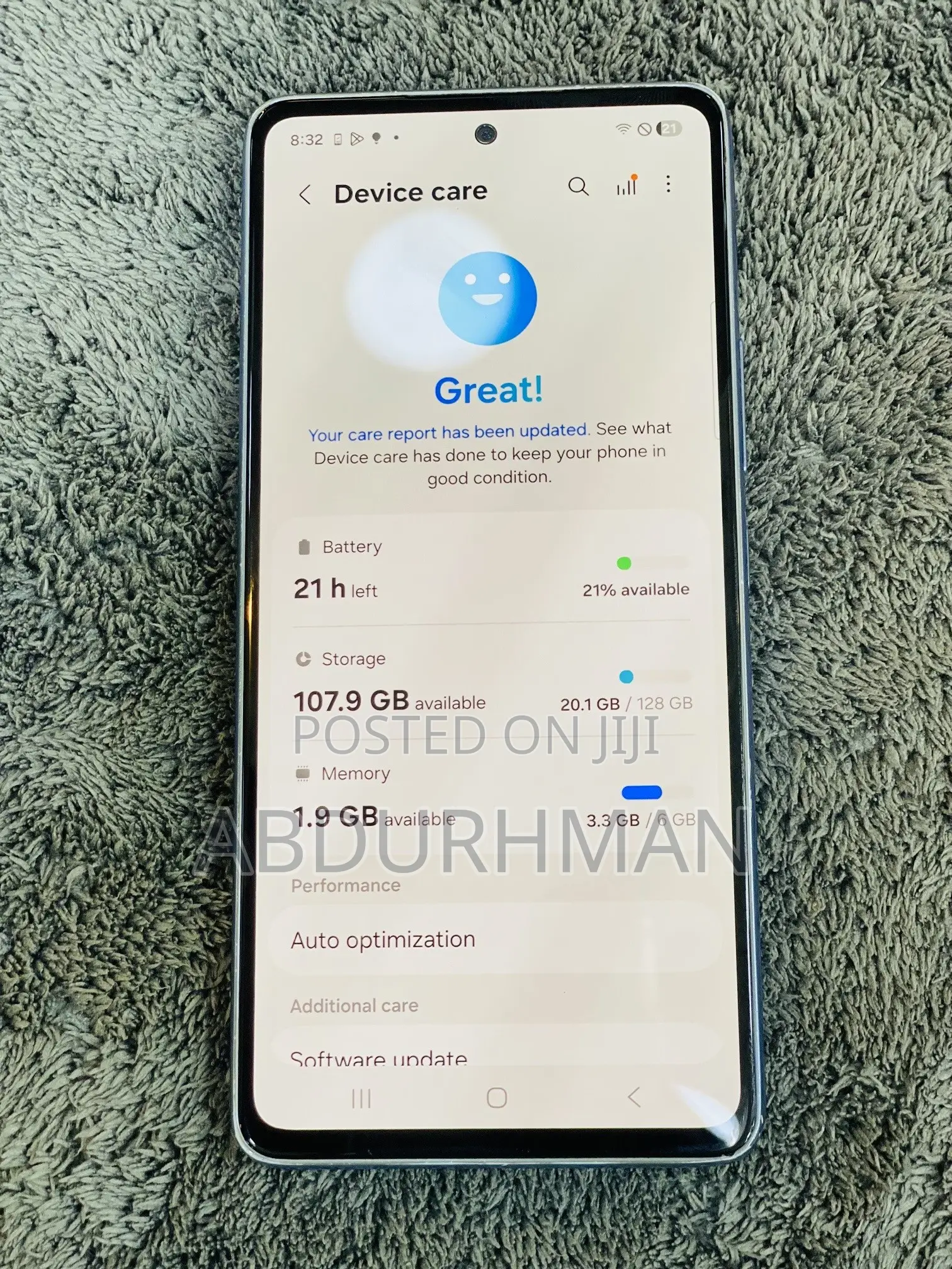 Samsung Galaxy A53 5G 128 GB Blue
