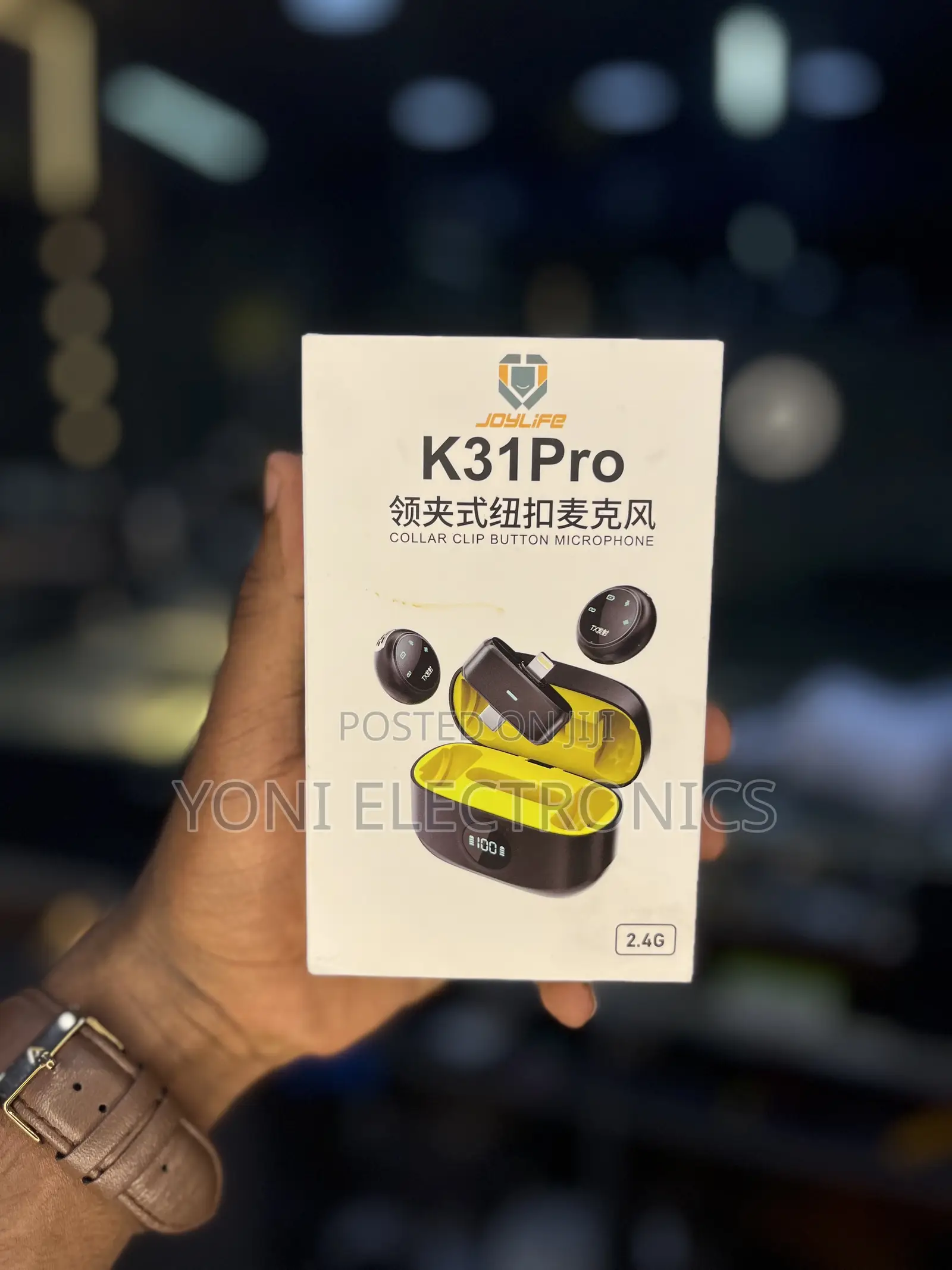 Joyroom/Joylife K31Pro 2.4G Wireless Collar Clip Button Microphone