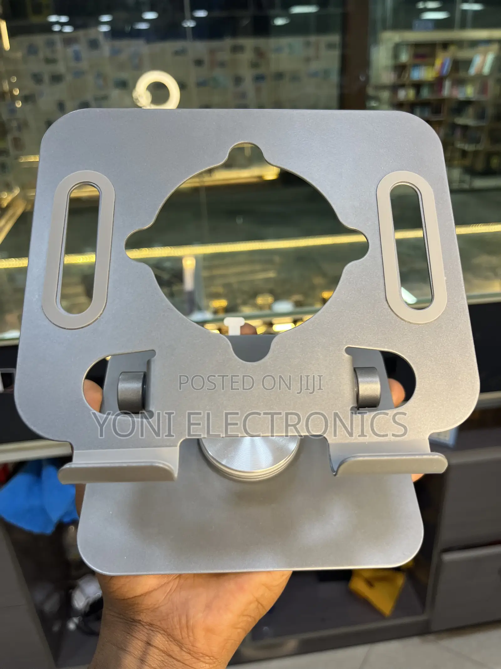 360-Degree Swivel Heavy-Duty Aluminum Laptop Tablet Desk Stand