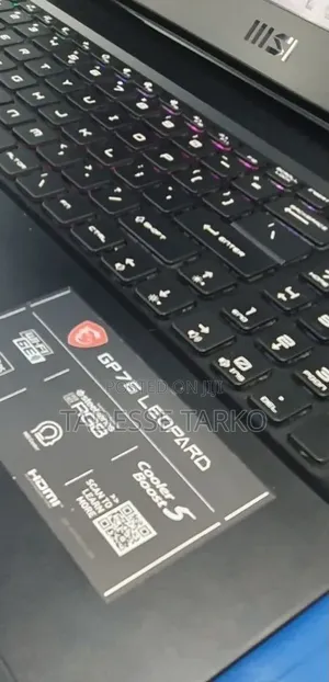 New Laptop MSI GP75 Leopard 16GB Intel Core i7 SSD 512GB
