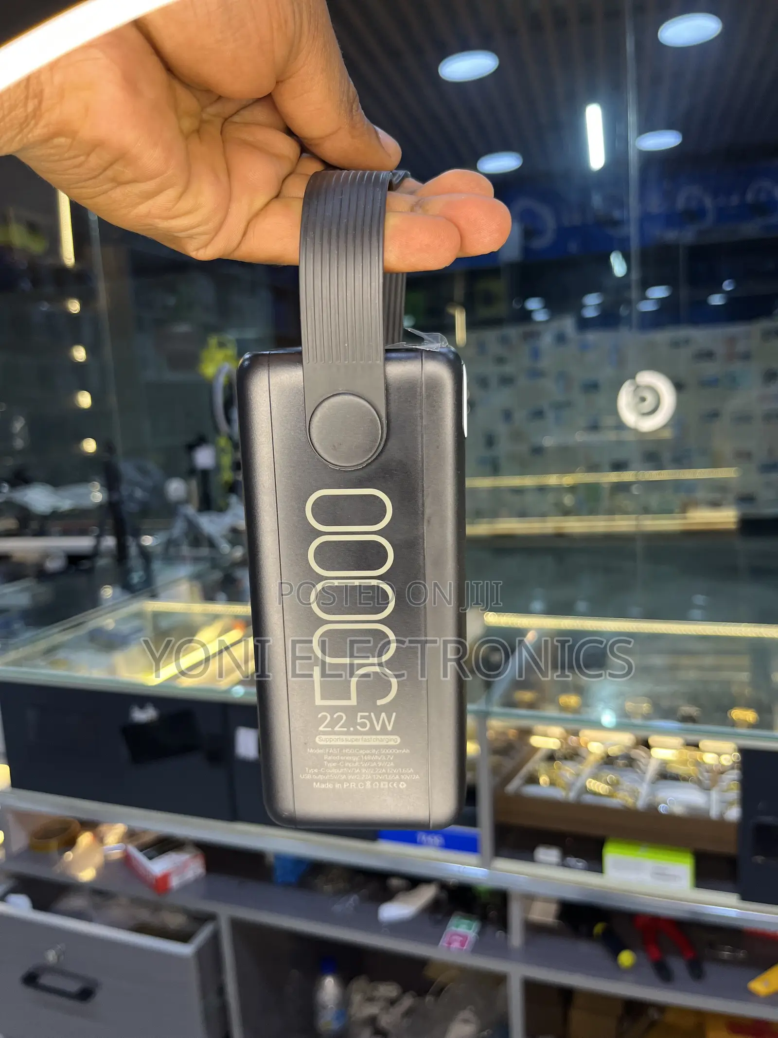 CALUS FAST-H50 50,000mAh 22.5W Power Bank With LED Lighting