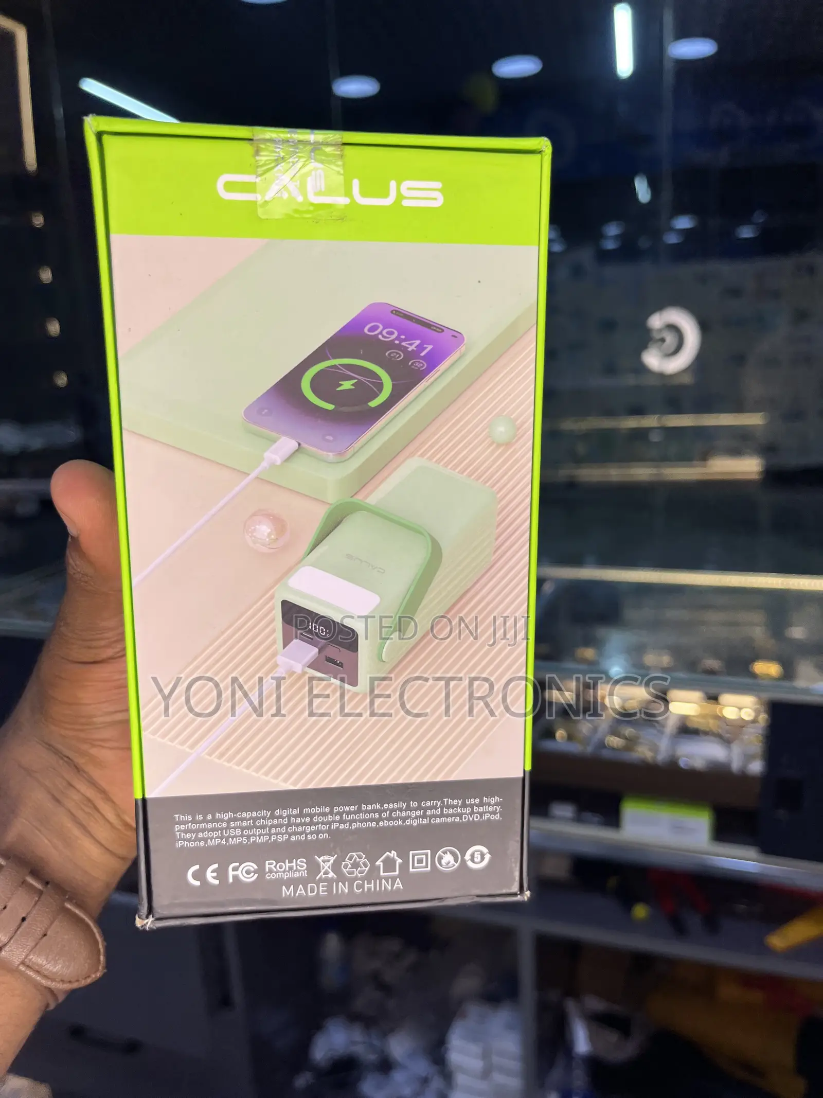 CALUS FAST-H50 50,000mAh 22.5W Power Bank With LED Lighting